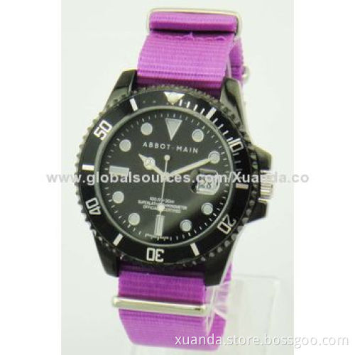 Top quality colorful sport watch with unique style calendar function, best seller